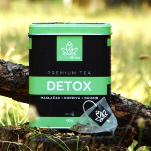 DETOX čaj - Maslačak, Đumbir, Kopriva (Limena kutija)