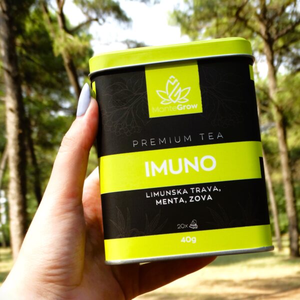 IMUNO čaj - Limunska trava, Menta, Zova (Limena kutija) - Image 3